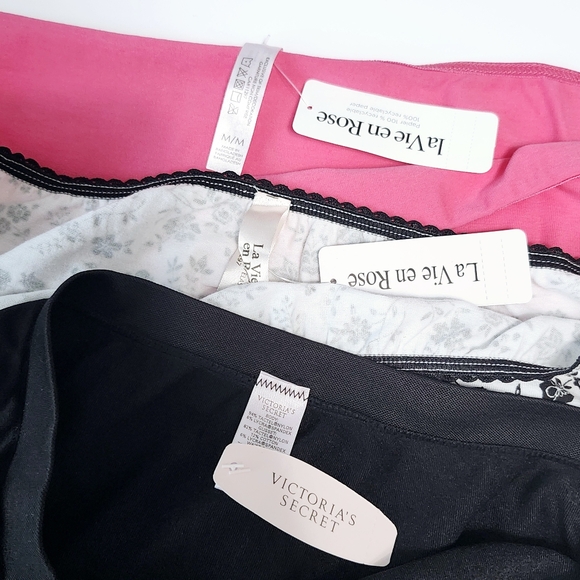3pc M Victoria's Secret & La Vie en Rose panty - Picture 3 of 10